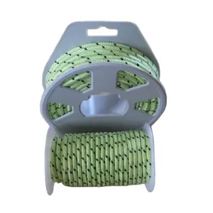 Corde PP tressée solide et durable de 6mm sur une bobine de 50 pieds, résistante et durable