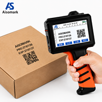 Impresora de Inyección de Tinta Manual Aisomark CIJ, Portátil, de Uso Industrial, Tinta de Secado Rápido, Codificación de Fecha de Caducidad y Lote