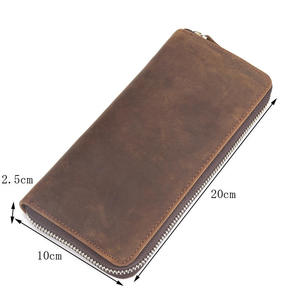 AndoBag Long <b>Wallet</b> Purse for Men <b>Boy</b> Genuine Cow Leather Fashion Clutch Bag Handbag Multifunction - Product Image 2