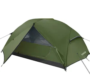 2〜3人用のテントは、3〜4シーズンの防水および防風キャンプテントです。軽量アルミニウムポールバックパッキングテント