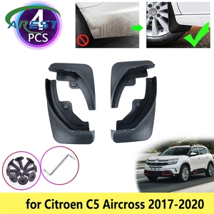 Pour <span class=keywords><strong>Citroën</strong></span> <span class=keywords><strong>C5</strong></span> <span class=keywords><strong>Aircross</strong></span> 2017 2018 2019 2020 Garde-boue Bavettes pare-éclaboussures Avant Arrière Accessoires de roue - Product Image 1