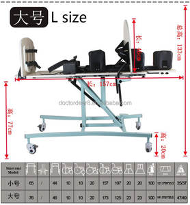 Chaise d'entraînement multifonctionnelle, table à manger pour enfants, rééducation <span class=keywords><strong>de</strong></span> la paralysie cérébrale, utilisation quotidienne, aide à la marche, acier léger - Product Image 4