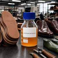 Primaire pour cuir véritable polyuréthane bi-composant à base d'huile GUANG MING RESIN LA-105 Jaune doré, durcisseur pour cuir RN