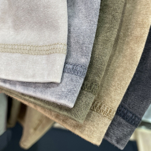 Camiseta extragrande de lujo informal para hombre Batik, lavado con ácido, 100% algodón en blanco personalizado - Product Image 4