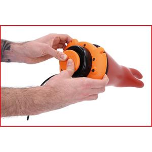 KS TOOLS Comprobador de guantes de protección para electricista neumático, 140mm - Product Image 2