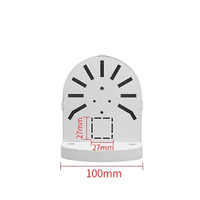 Support mural universel pour caméra de surveillance hémisphérique CCTV fermée avec ligne de caméra intégrée en fluorite