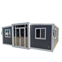 Casa Contenedor Prefabricada de Lujo de 20 pies/40 pies, Casa Modular Expandible para Familias