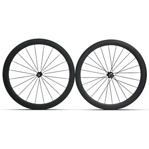 T800 Vollcarbon-Draht reifen radsatz 700c 50mm Carbon räder Fahrrad teile für Rennräder