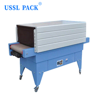 Machine automatique de tunnel de rétraction thermique pour films, pour produits de vente au détail, bouteilles de boissons, coffrets cadeaux et entrepôt logistique BSA-4535