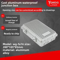 Caja de Conexiones FA16 de Aluminio Fundido 280*185*80, Sin Nivel IP, Caja de Sellado de Cables para Exteriores, Desde China Continental