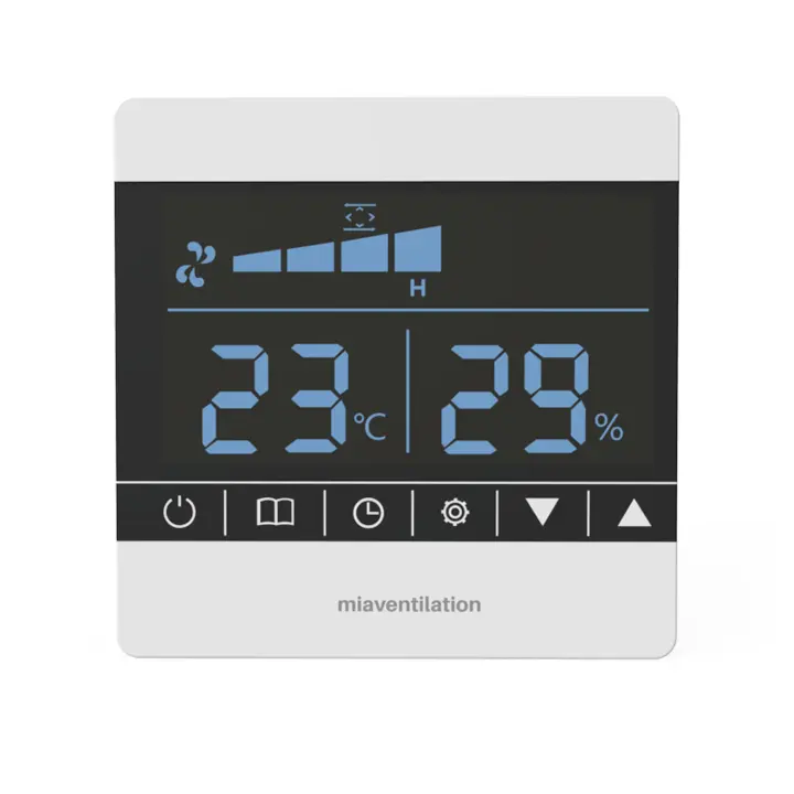 MIA-C900リモートコントローラーLCDパネルサポートRS485/ Modbus家庭用HVAC換気ファン用
