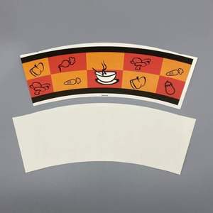 Matières premières pour bols en papier à glace, éventails de bols en papier 150gsm à 350gsm, papier couché PE - Product Image 3