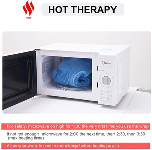 YOUMAY-almohadilla calefactable para cuello y hombros, envoltura de hombro para aliviar el dolor de espalda, paquete caliente con calor húmedo - Product Image 3