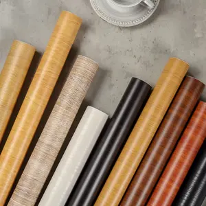 Laminazione decorativa in legno PVC foglio goffrato MDF bordo porta pelle PVC mobili pannello adesivo