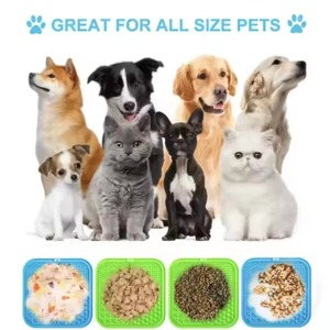 Pet Lick Silicone Mat <b>Dogs</b> Pet Slow Food Plate for <b>Dog</b> <b>Bathing</b> Distraction Silicone <b>Dog</b> Sucker Food Training <b>Dog</b> Feeder Supplies - Product Image 2