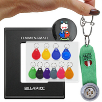 Programmateur de porte-clés RFID, porte-clés intelligent avec puce intelligente, étanche en ABS, pour contrôle d'accès aux portes, paiement à l'hôtel