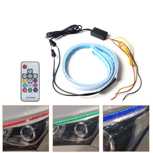 HYML Đèn LED Drl + Đèn Tín Hiệu Rẽ Cho Ô Tô Đèn Chạy Ban Ngày 30Cm 45Cm 60Cm Mềm Dẻo DC12V Dải Đèn Pha LED - Product Image 2