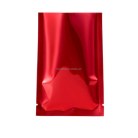 Pochette en Mylar laminé en plastique rouge sac à dessus ouvert en papier d'aluminium sac d'emballage d'essai de farine de poudre de miel pochette en feuille de thermoscellage