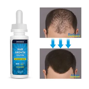 Low MOQ Hair Growth Serum Dooisek hair growth 6x60ml Prevents Hair Loss Nourishing Growth Oil