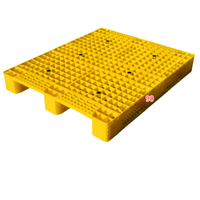 Palette Euro en HDPE renforcé d'acier 1200x1000x150mm, 4 voies, simple face, durable, haute capacité, avec une charge dynamique de 2 tonnes