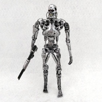 Figurine d'action mécanique NECA Terminator T800 Skeleton Future Warrior T1000 en PVC, modèle de jouet robot, en boîte