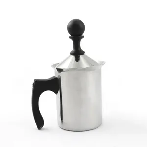 Manual Milk Frother - Stainless Handheld Milk Frothing , Milk , Double Mesh  Coffee Creamer Milk Frothing (400ML)