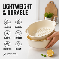 Escurridor de Cocina de Gran Capacidad, Multifuncional, Ayudante de Cocina