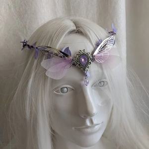 Diadema de Moda para Mujer y Niña NianCan, con Alas de Hada y Tiara de Cristal, Estilo Europeo Americano, para Princesa, Regalo para Festivales - Product Image 1