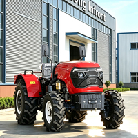Mini-tracteur diesel 25 CV 4x4, tracteur compact pour vergers avec remorque pour le transport en petites exploitations agricoles, offre pour concessionnaires
