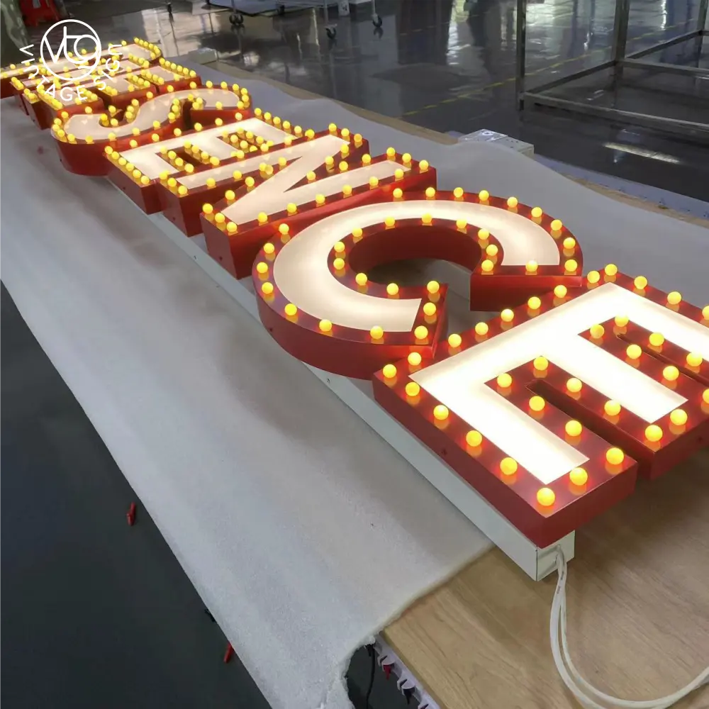 Plastic Large Up Marquee Mini Signs Illuminated Giant Letter Love Letters Led Light Bar For Acrylic Sign
