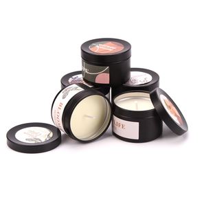 Bougie parfumée Bloom Of Life en cire de soja, mèche simple, pot en métal, aromathérapie, décoration d'intérieur - Product Image 3