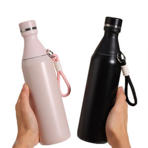 Nueva Botella de Acero Inoxidable de 20 oz Personalizable, Aislada al Vacío, con Asa, Portátil, Deportiva, a Prueba de Fugas - Product Image 2