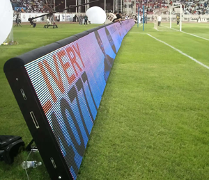 Outdoor Soccer p8 960*960mm Stadium Perimeter 3D outdoor waterproof Sphere <b>LED</b> Video <b>Tube</b> Screen Display sport advertising - Product Image 2