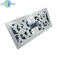 Smart Vent 4 "X 12" Couvercle de registre de plancher alimenté par un ventilateur Ventilateur d'appoint mural pour registre de conduit d'air