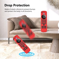 Coque de protection en silicone pour télécommande compatible avec Fire TV Stick HD/4K (modèle le plus récent) 2025