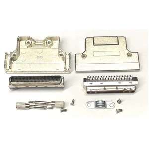 ขั้วต่อ SCSI ตัวผู้ 68 พิน คุณภาพสูง พร้อมระยะห่าง 1.27 มม. และฝาครอบโลหะ สำหรับสายเคเบิล SCSI DB ขั้วต่อ 68 พิน - Product Image 2
