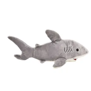 2022 Shark Stuffed Animal Toys 16 Inch Great White Shark Plush Toy for Kids Girls Boys