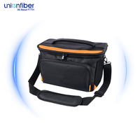 Sac à dos portable pour soudeuse par fusion de fibres optiques, sac de rangement pour outils 34,3 x 23 x 21 cm pour la construction de télécommunications FTTH