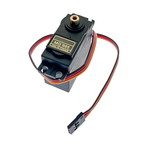 Servomoteur numérique micro MG995 MG996 MG996R à couple élevé avec engrenages entièrement métalliques pour modèles de voitures RC JR, hélicoptères, bateaux, avions et projets DIY - Product Image 5