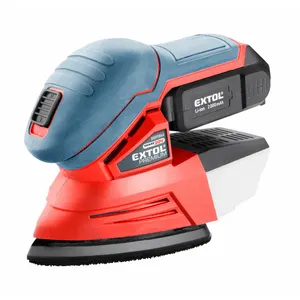 8891844 EXTOL 2000mAh 12000 RPM 20V Li-ion Battery Electric Cordless Brushless Detail Sander