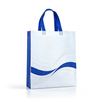 Sac fourre-tout biodégradable non tissé, écologique, réutilisable, avec logo personnalisé pour les courses, la vente au détail et la vente en gros