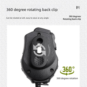 Micrófono de Mano OEM <span class=keywords><strong>Baofeng</strong></span> con Doble PTT y Altavoz para <span class=keywords><strong>Walkie</strong></span> <span class=keywords><strong>Talkie</strong></span> de Doble Transmisión con Puerto K, Personalizado - Product Image 3