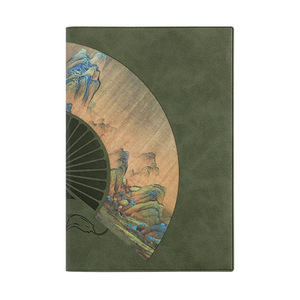 Carnet en cuir de style chinois rétro, tendances créatives, reliure sans fil, impression numérique, bloc-notes cadeau, papier Daolin 80g - Product Image 1