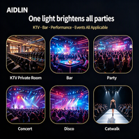 Projecteur à tête mobile 150W Bee Eye à six bras, faisceau LED RGBW, stroboscope, DMX512, contrôle sonore, télécommande, IP65, lumière de scène DJ, discothèque