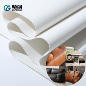 Cuero artificial tela de silicona automóvil sintético permanente cuero antiincrustante para asientos paneles de puerta - Product Image 4