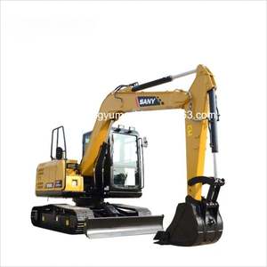 Mini-excavatrice hydraulique Sany Sy65c d'occasion de haute qualité, excavatrices compactes Sany Sy65c Sy60c d'occasion en bon état - Product Image 1