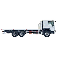 Nouveau camion de remorquage à plat Howo 10 roues 15T 20T 10M 12M 3 essieux
