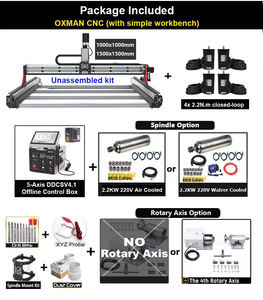 20% de réduction BulkMan3D Kit complet CNC 4 axes haute vitesse OXMAN 5 axes Système hors ligne DDCSV4.1 + Contre-pointe rotative pour le bois, le plastique, le bricolage - Product Image 2