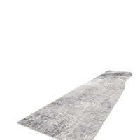 RUUGME Washable 3x8 Hallway Runner Rug Modern Stain Resistant Indoor Mat Non Slip Super Soft Thin Polyester Abstract Pattern