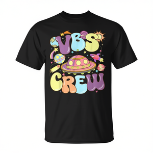 Camiseta Premium Promocional VBS Crew Stellar 2024 para la Escuela Bíblica de Vacaciones - Product Image 2